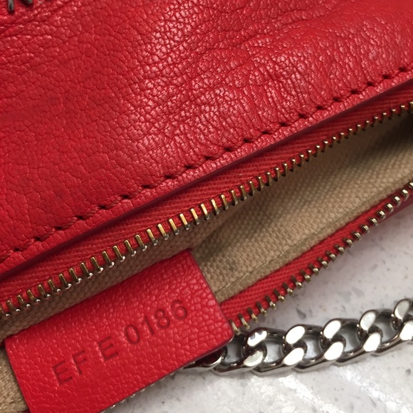 GIVENCHY Red Sugar Goatskin Mini Chain Pandora Bag - Picture 15 of 16